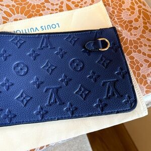 Blue hour tote bag and make up bag